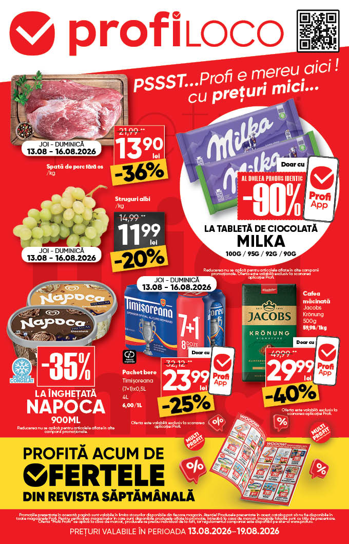 Brosura PROFI Loco valabilă de la joi 13.08.2026 până la miercuri 19.08.2026