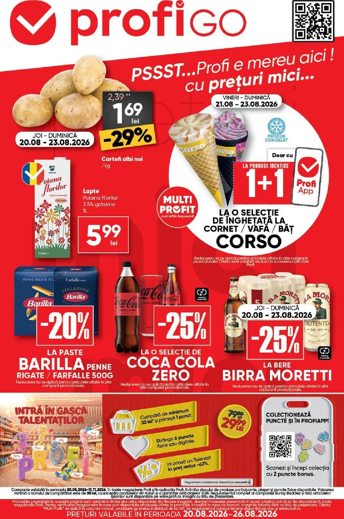 Brosura PROFI Go valabilă de la joi 20.08.2026 până la miercuri 02.09.2026