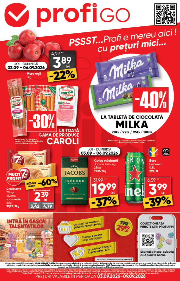 Brosura PROFI Go valabilă de la joi 03.09.2026 până la miercuri 09.09.2026