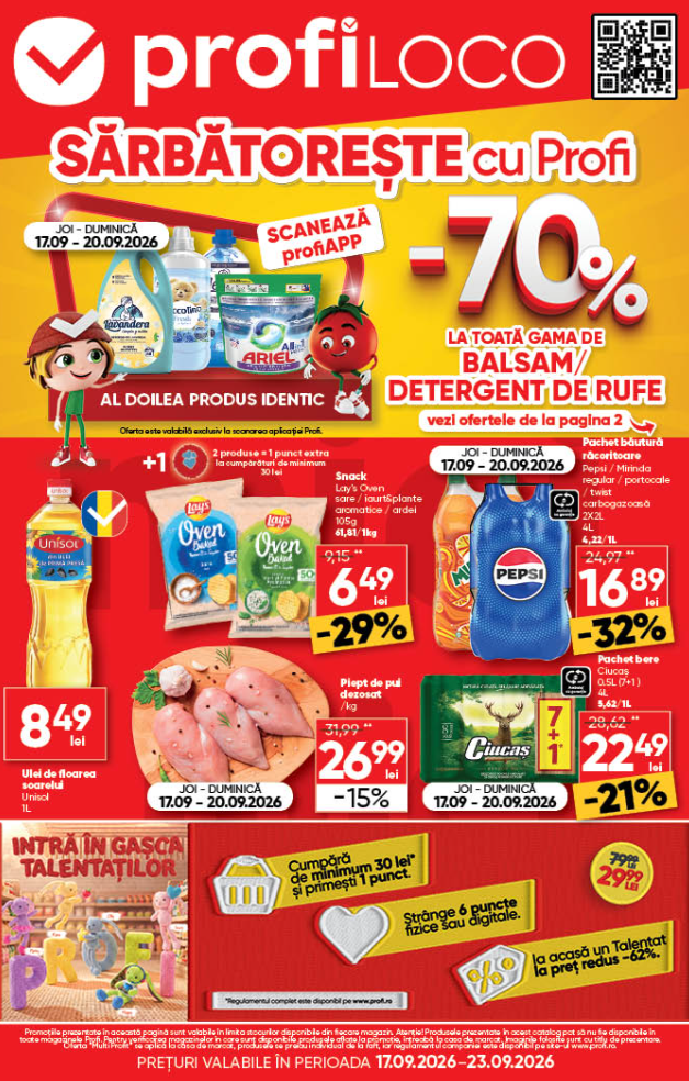 Brosura PROFI Loco valabilă de la joi 17.09.2026 până la miercuri 23.09.2026