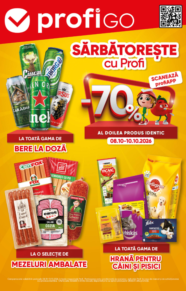 Brosura PROFI Go valabilă de la joi 08.10.2026 până la miercuri 14.10.2026