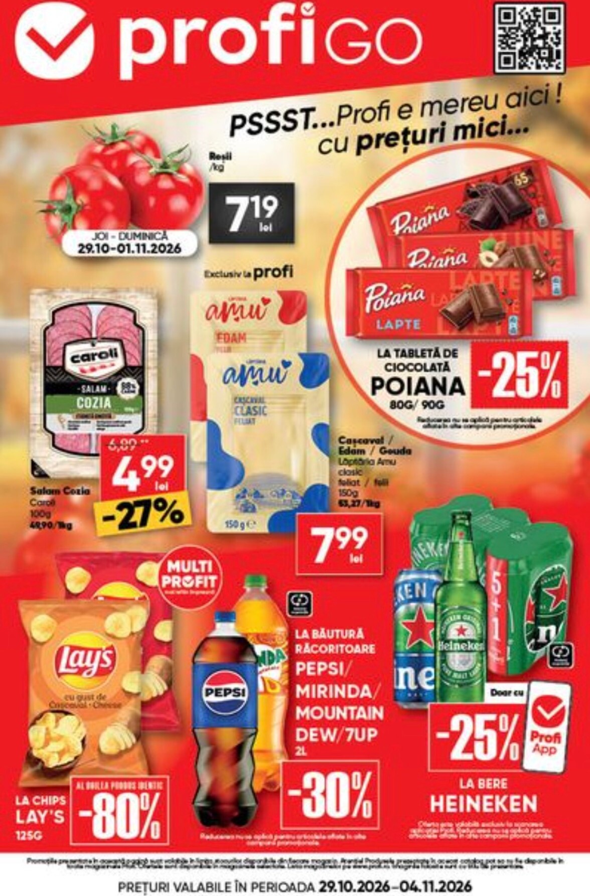 Brosura PROFI Go valabilă de la joi 29.10.2026 până la miercuri 04.11.2026