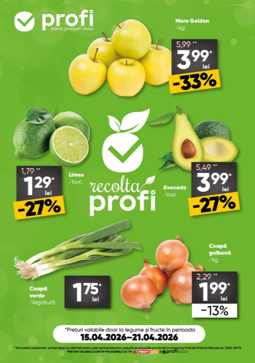 Brosura PROFI Loco Fresh Magazine valabilă de la miercuri 15.04.2026 până la marți 21.04.2026
