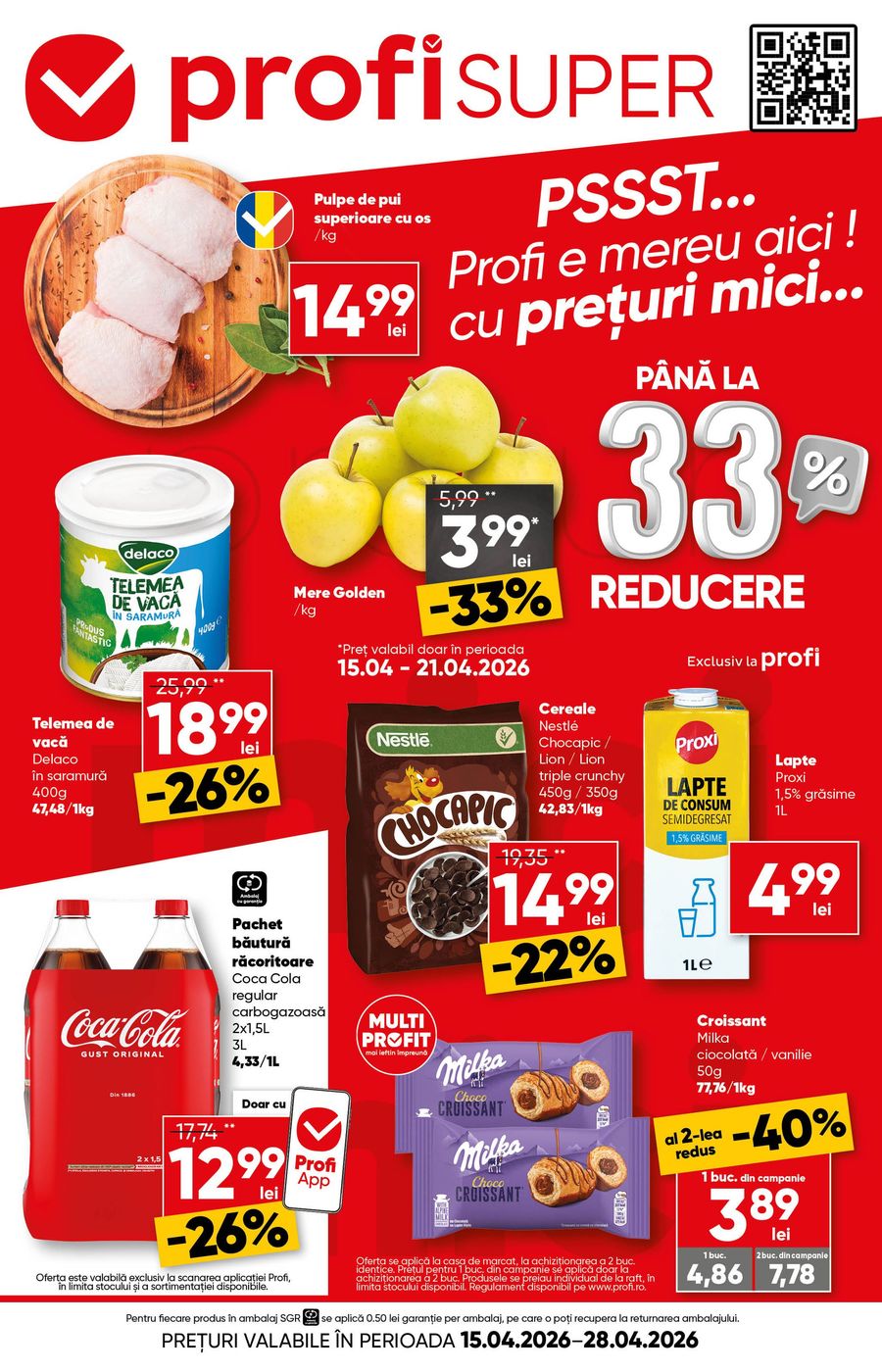 Brosura PROFI Super valabilă de la miercuri 15.04.2026 până la marți 28.04.2026