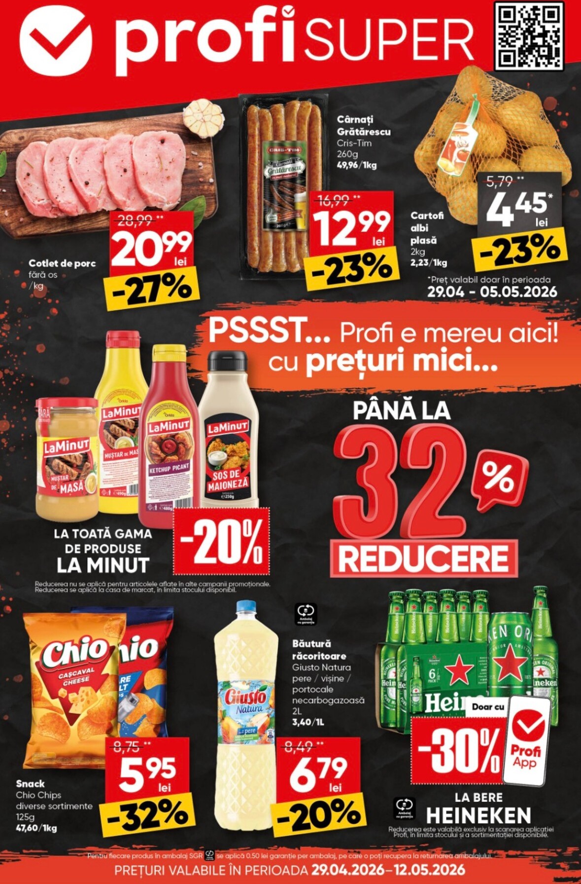 Brosura PROFI Super valabilă de la miercuri 29.04.2026 până la marți 12.05.2026