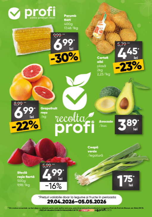Brosura PROFI Loco Fresh Magazine valabilă de la miercuri 29.04.2026 până la marți 05.05.2026