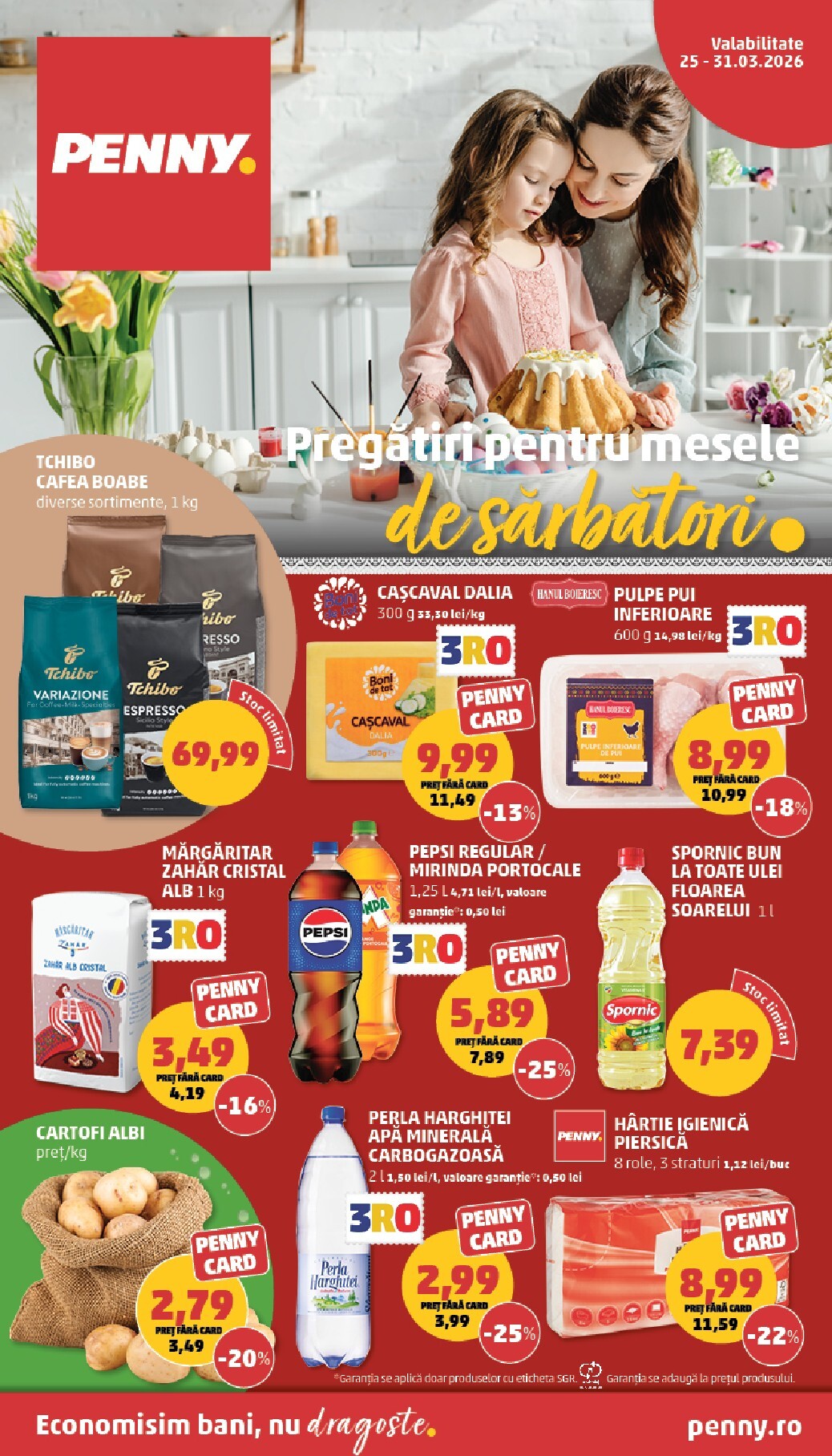 Catalog PENNY online – oferte valabile din 25.03.2026
