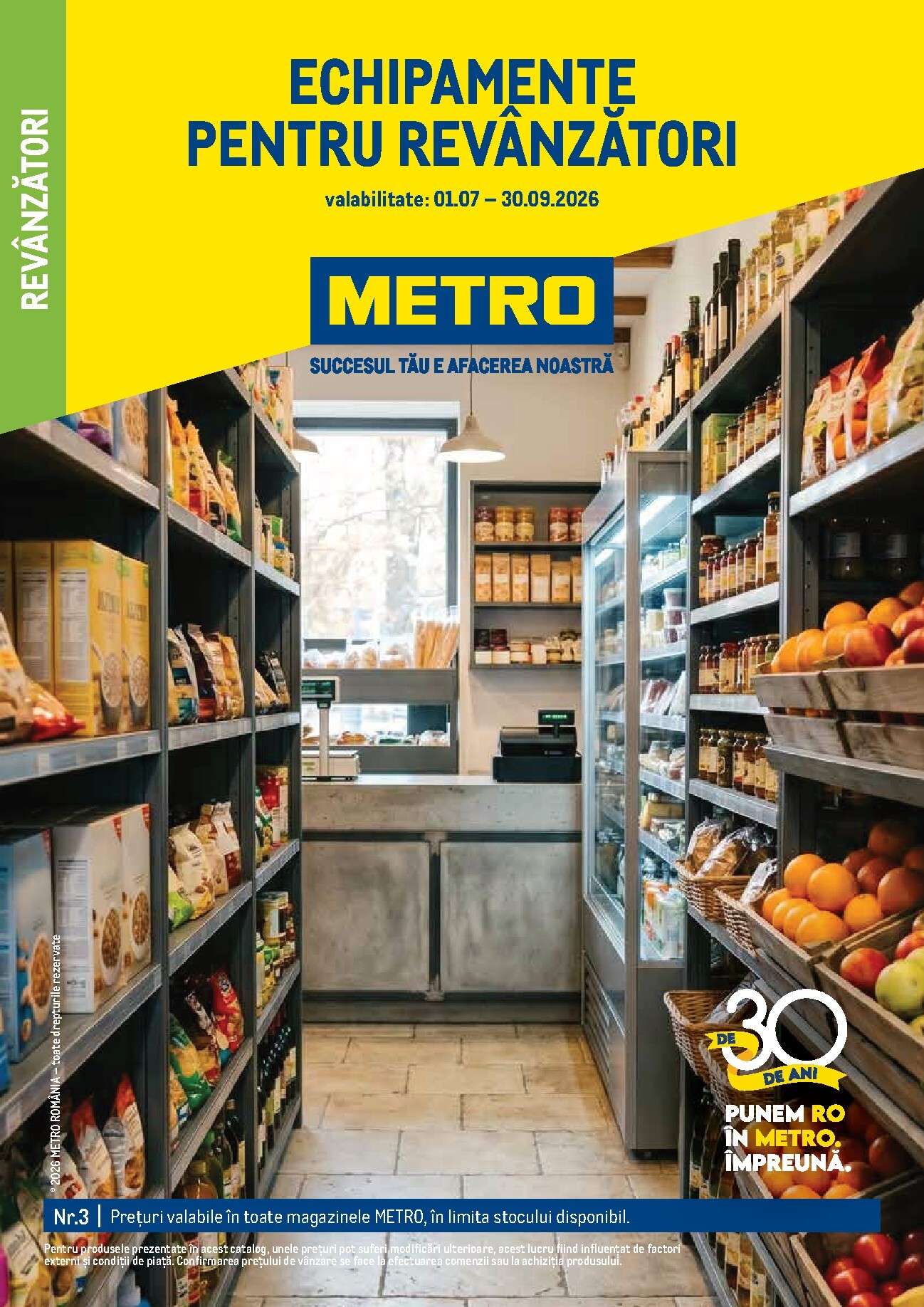 Brosura Metro - Echipamente pentru magazinul tău valabilă de la miercuri 01.07.2026 până la miercuri 30.09.2026