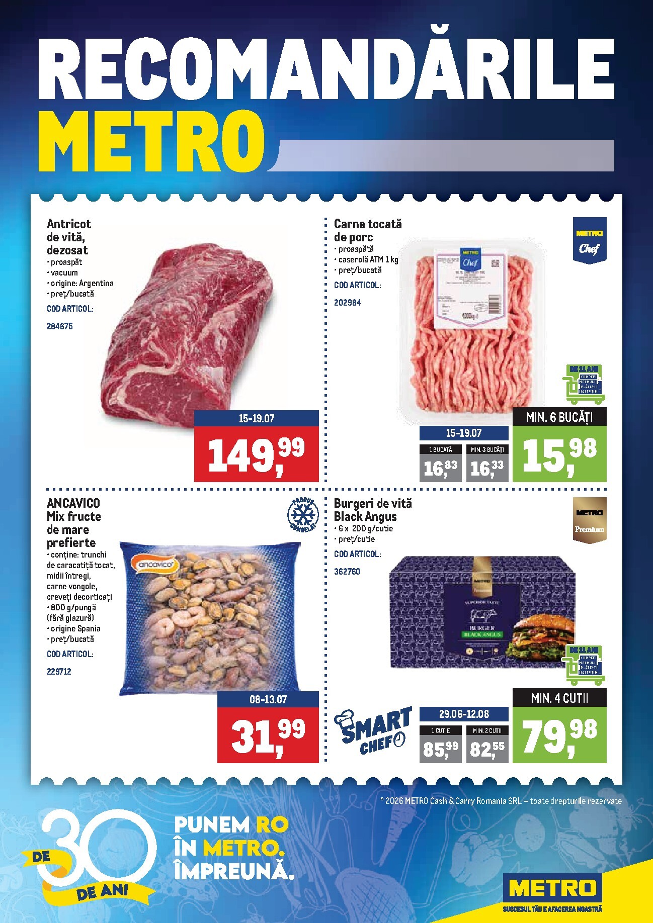 Brosura Metro valabilă de la luni 13.07.2026 până la duminică 19.07.2026