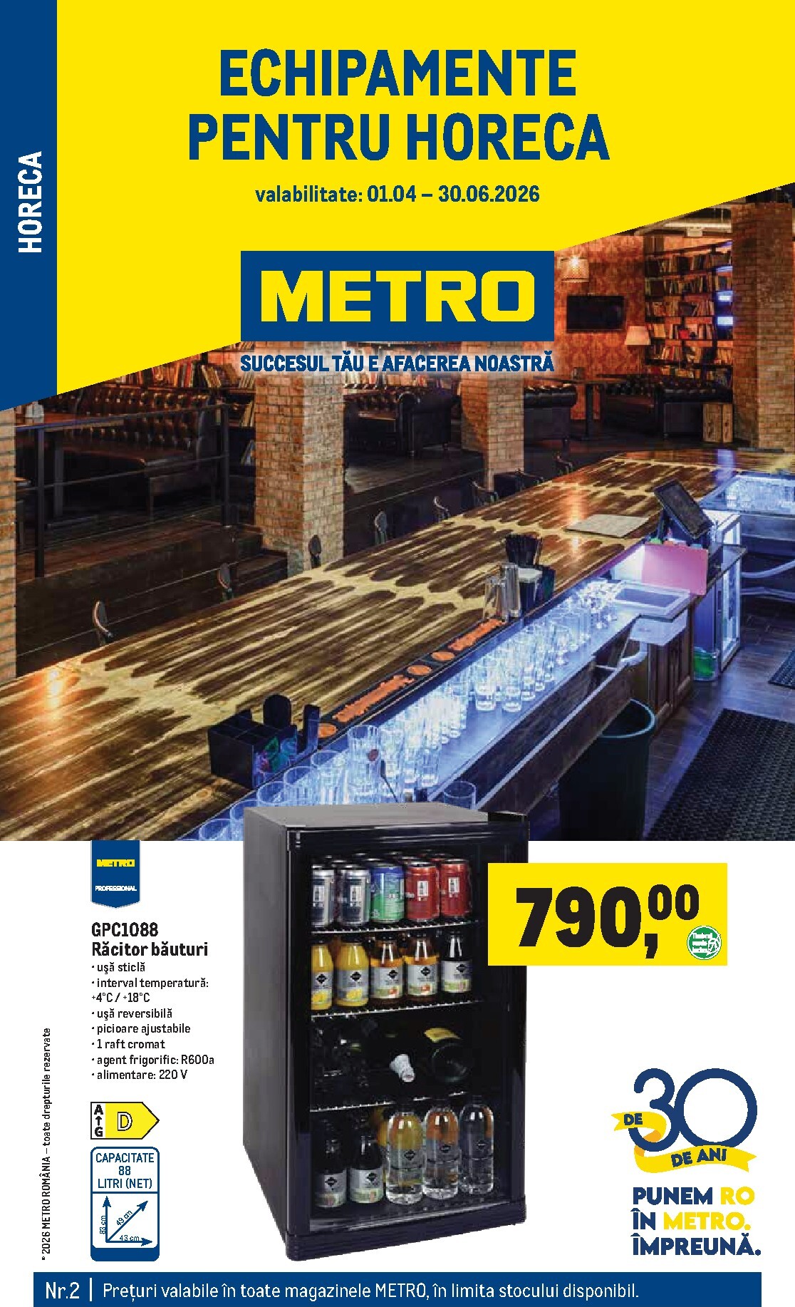 Catalog Metro - Soluții Nealimentare pentru HoReCa online – oferte valabile din 01.04.2026