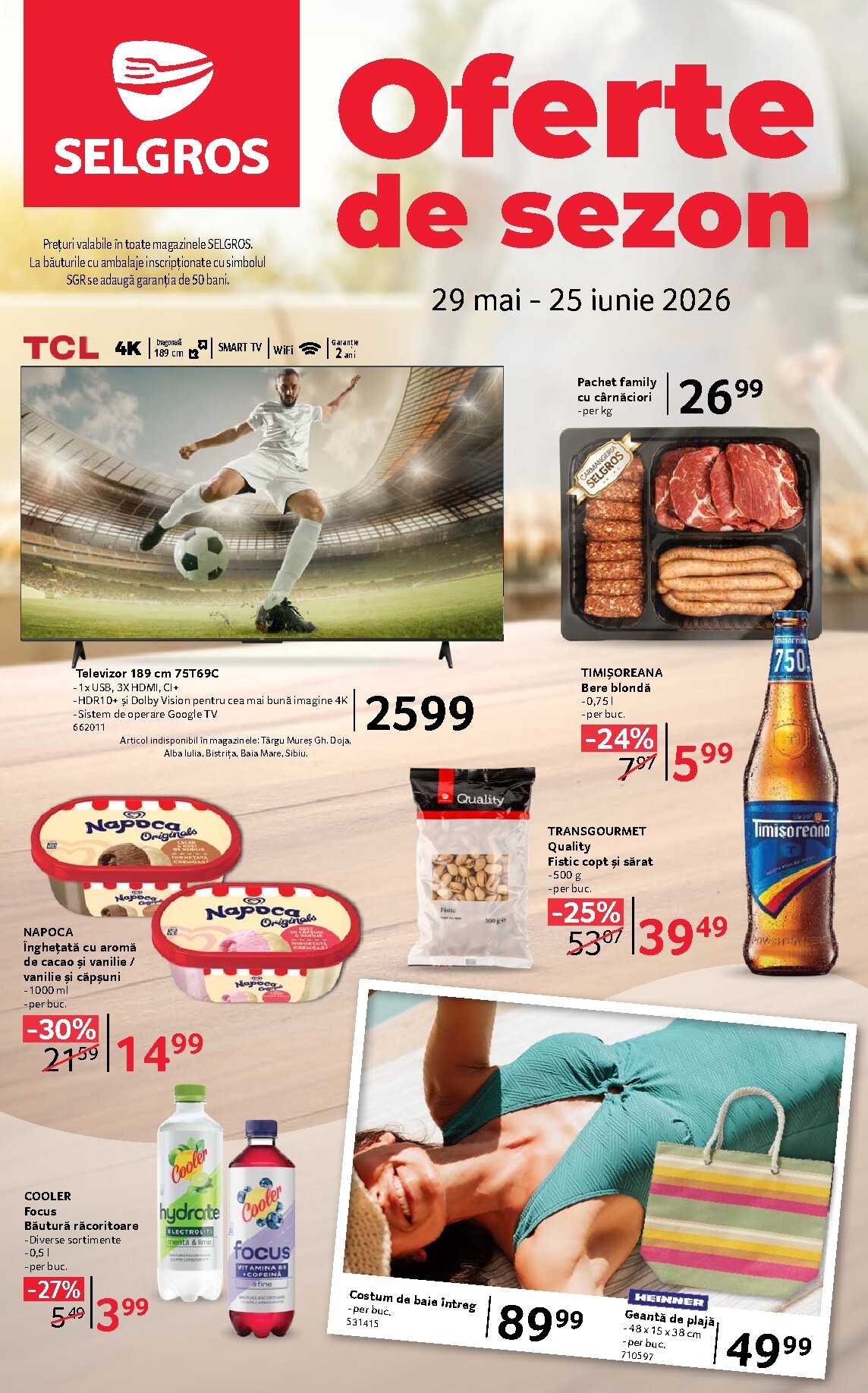 Brosura Selgros - Oferte de sezon valabilă de la vineri 29.05.2026 până la joi 25.06.2026