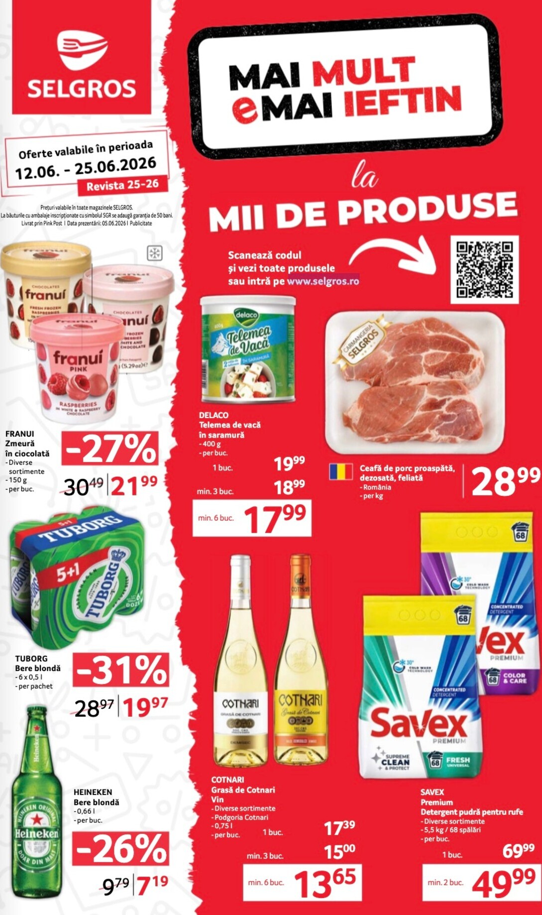 Brosura Selgros - Food valabilă de la vineri 12.06.2026 până la joi 25.06.2026