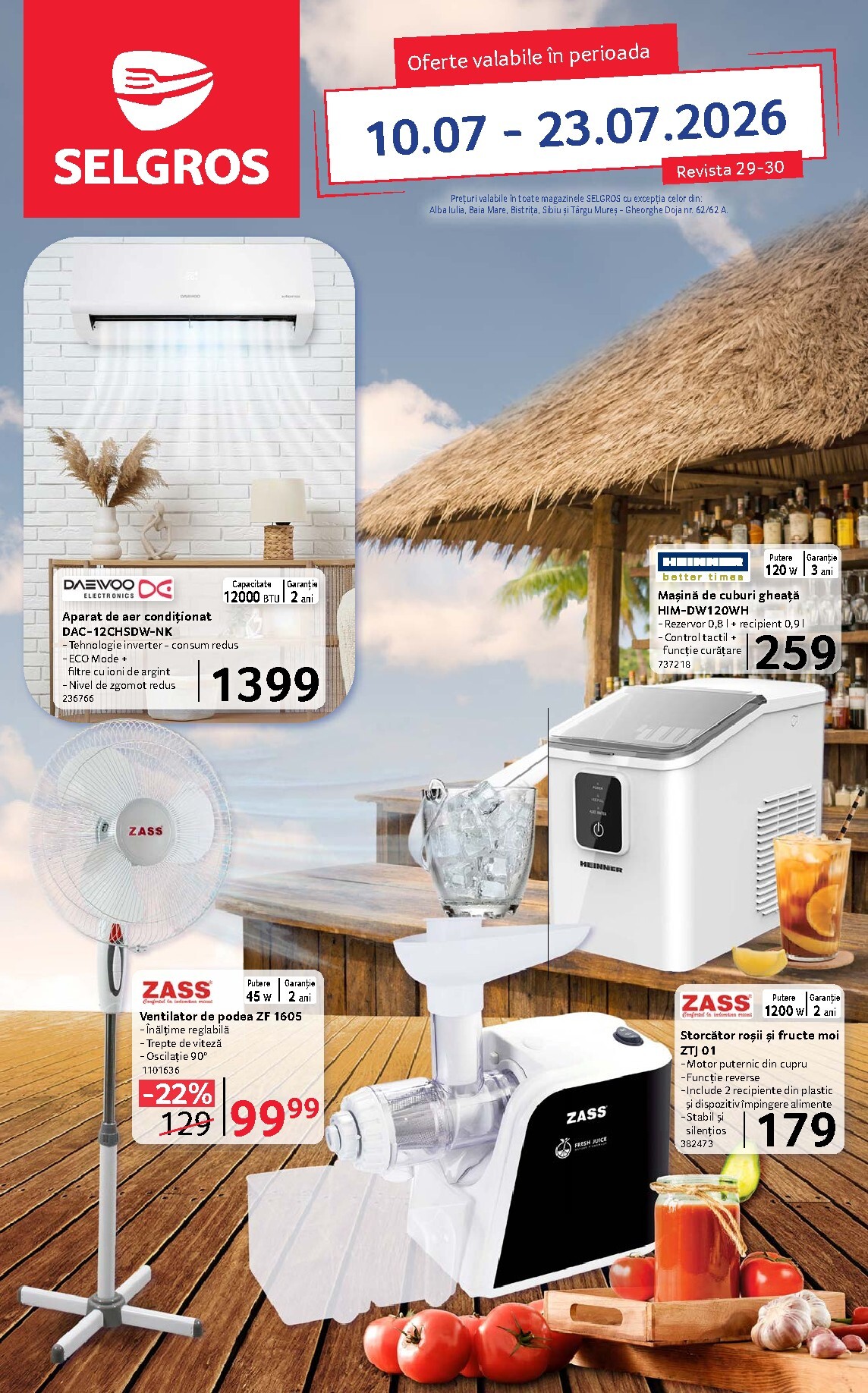 Brosura Selgros - Bunuri de consum valabilă de la vineri 10.07.2026 până la joi 23.07.2026
