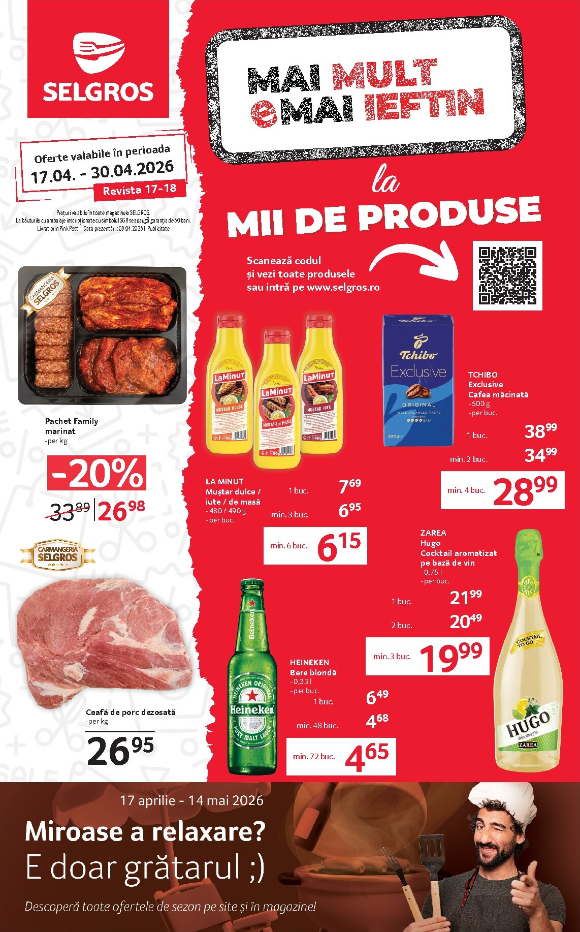 Selgros - Magazine Mici pliante pentru săptămâna viitoare de la vineri 17.04.2026 până la joi 30.04.2026