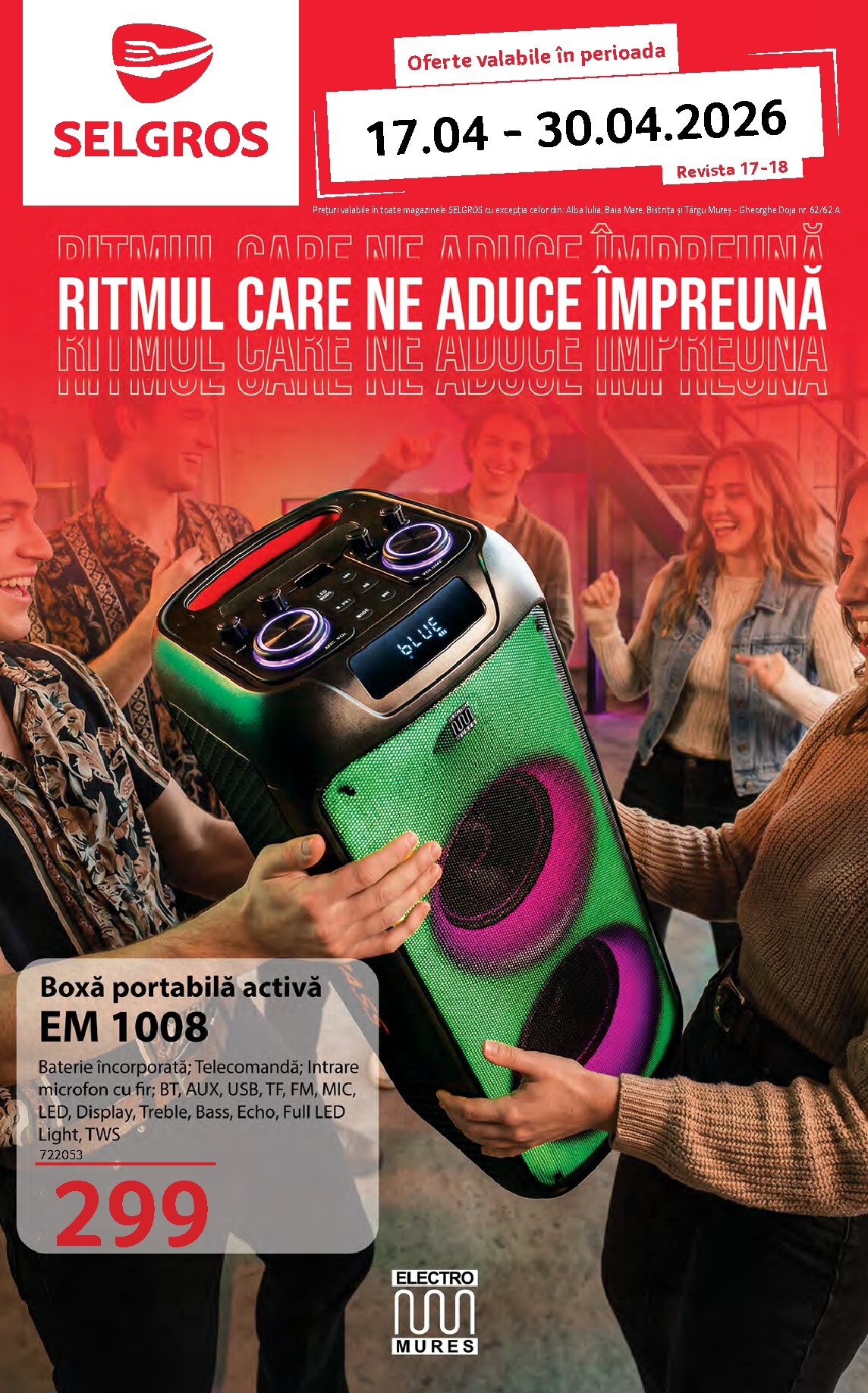 Selgros - Nonfood pliante pentru săptămâna viitoare de la vineri 17.04.2026 până la joi 30.04.2026