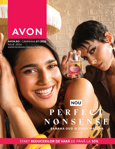 Pliantele viitoare Avon valabil de la miercuri 01.07.2026 până la vineri 31.07.2026