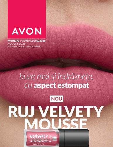 Avon pliante pentru săptămâna viitoare de la sâmbătă 01.08.2026 până la luni 31.08.2026