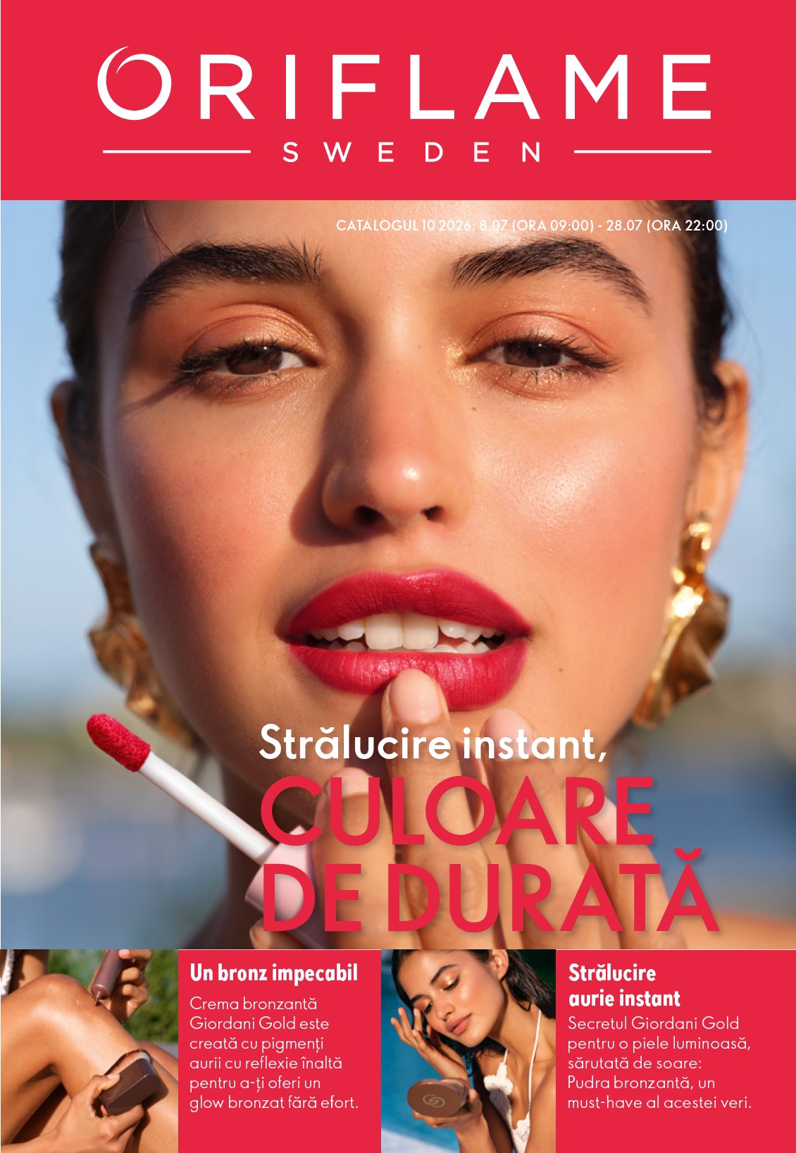 Brosura Oriflame valabilă de la miercuri 08.07.2026 până la marți 28.07.2026