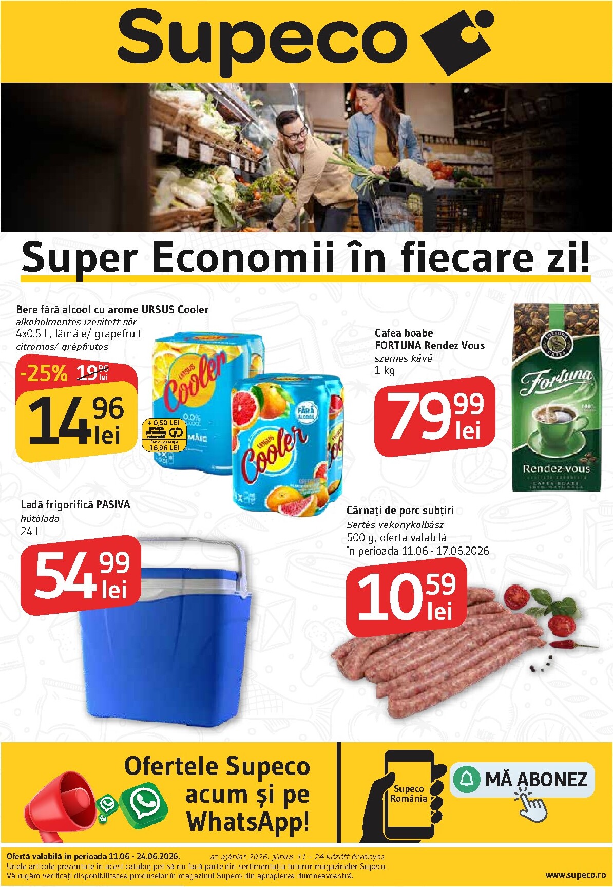 Pliantele viitoare Supeco - Bilingv valabil de la joi 11.06.2026 până la miercuri 24.06.2026