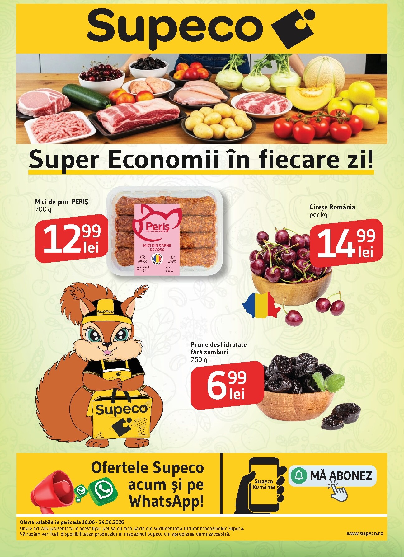 Pliantele viitoare Supeco - Super Economii valabil de la joi 18.06.2026 până la miercuri 24.06.2026