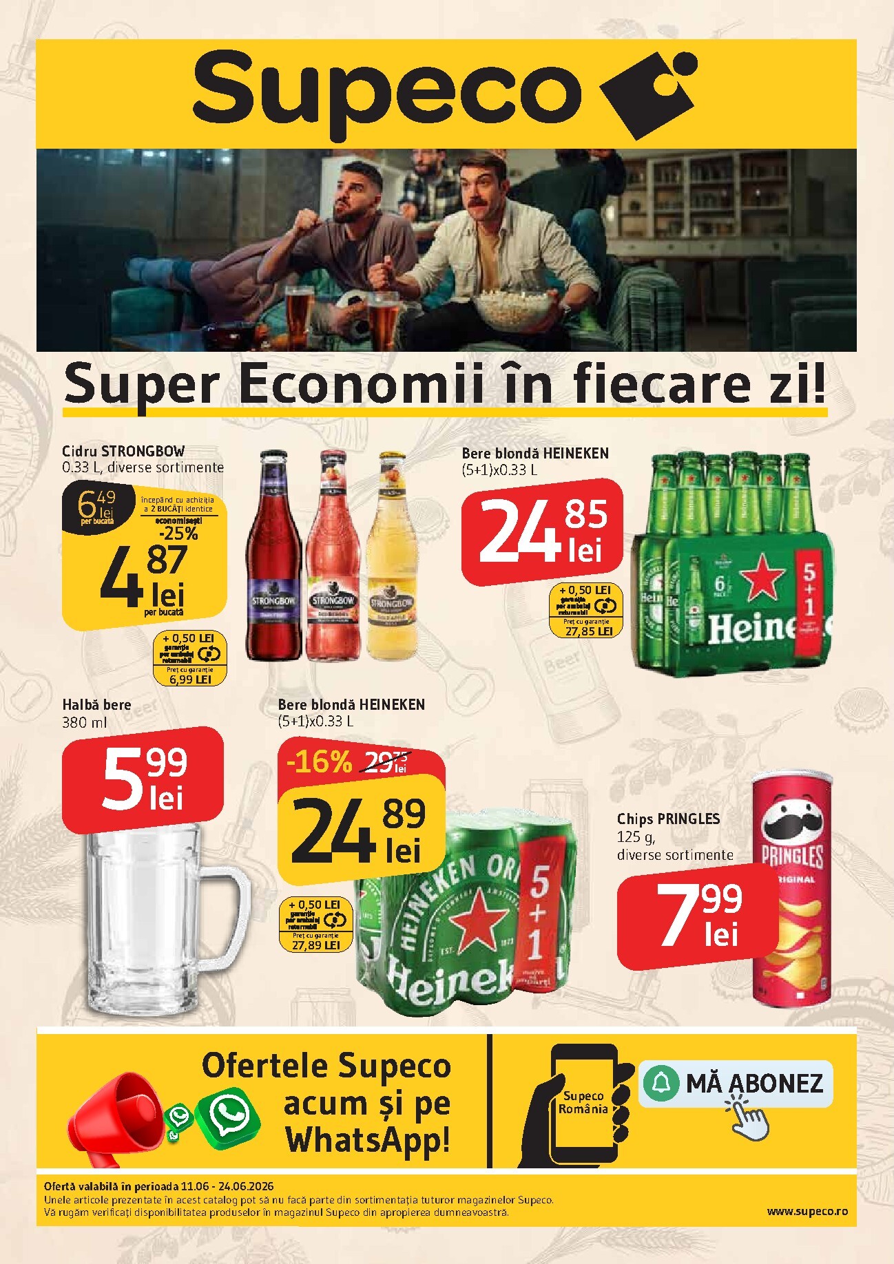 Brosura Supeco - Beer & Chips valabilă de la joi 11.06.2026 până la miercuri 24.06.2026