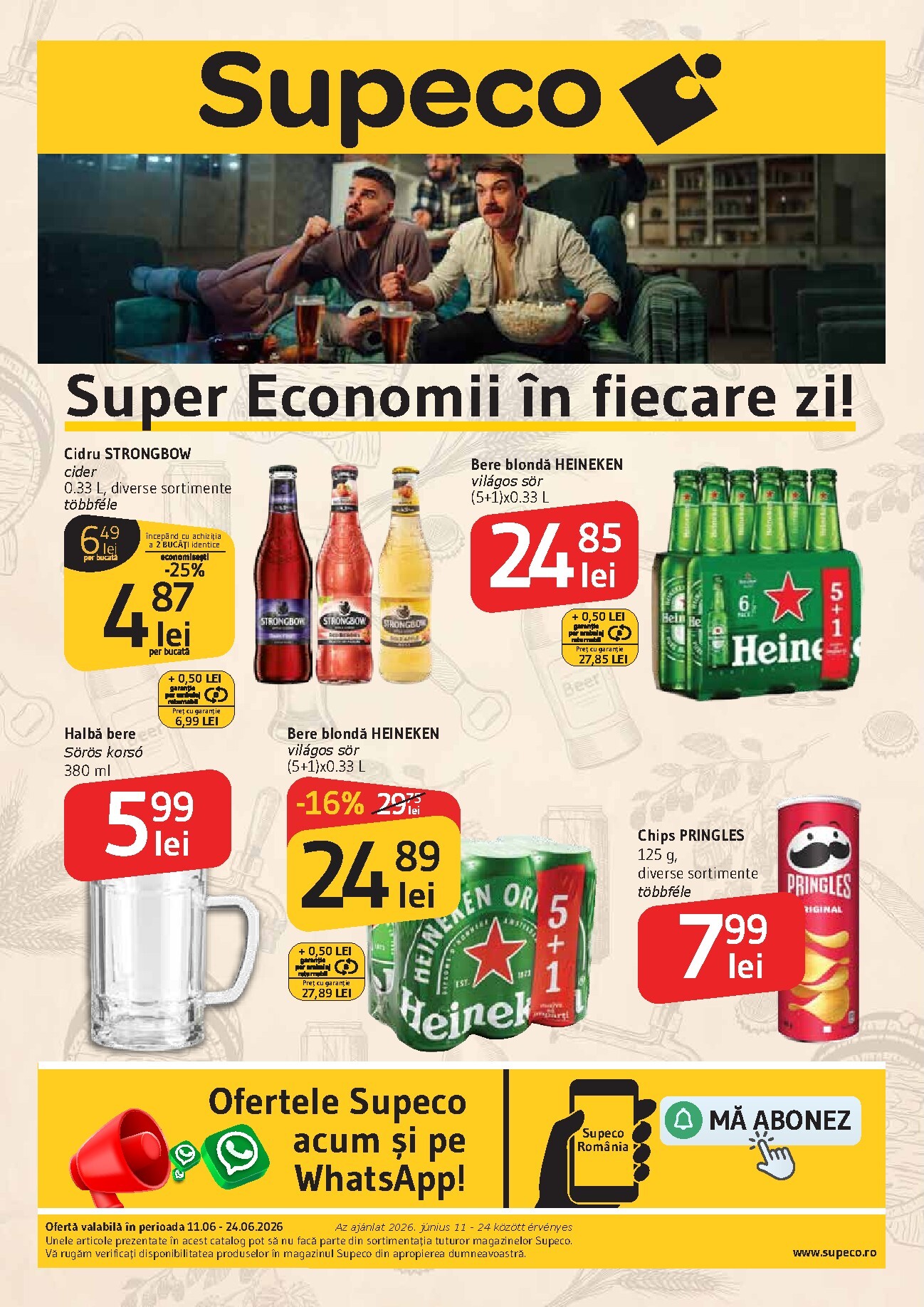 Brosura Supeco - Catalog Bere & Chips Bilingv valabilă de la joi 11.06.2026 până la miercuri 24.06.2026