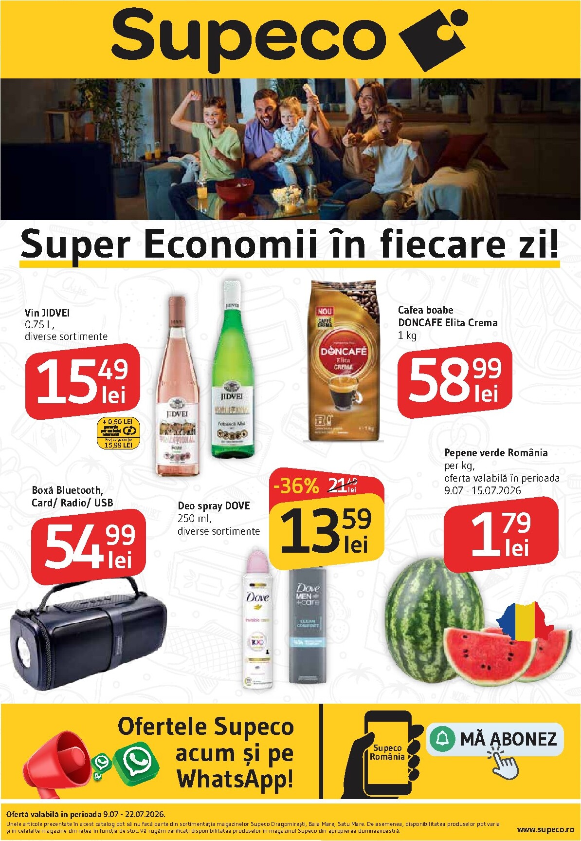 Brosura Supeco valabilă de la joi 09.07.2026 până la miercuri 22.07.2026