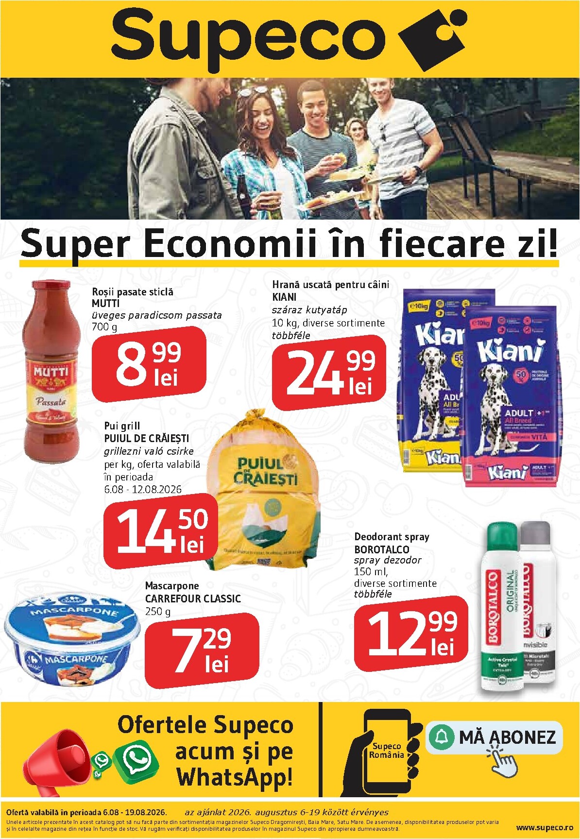 Brosura Supeco - Bilingv valabilă de la joi 06.08.2026 până la miercuri 19.08.2026
