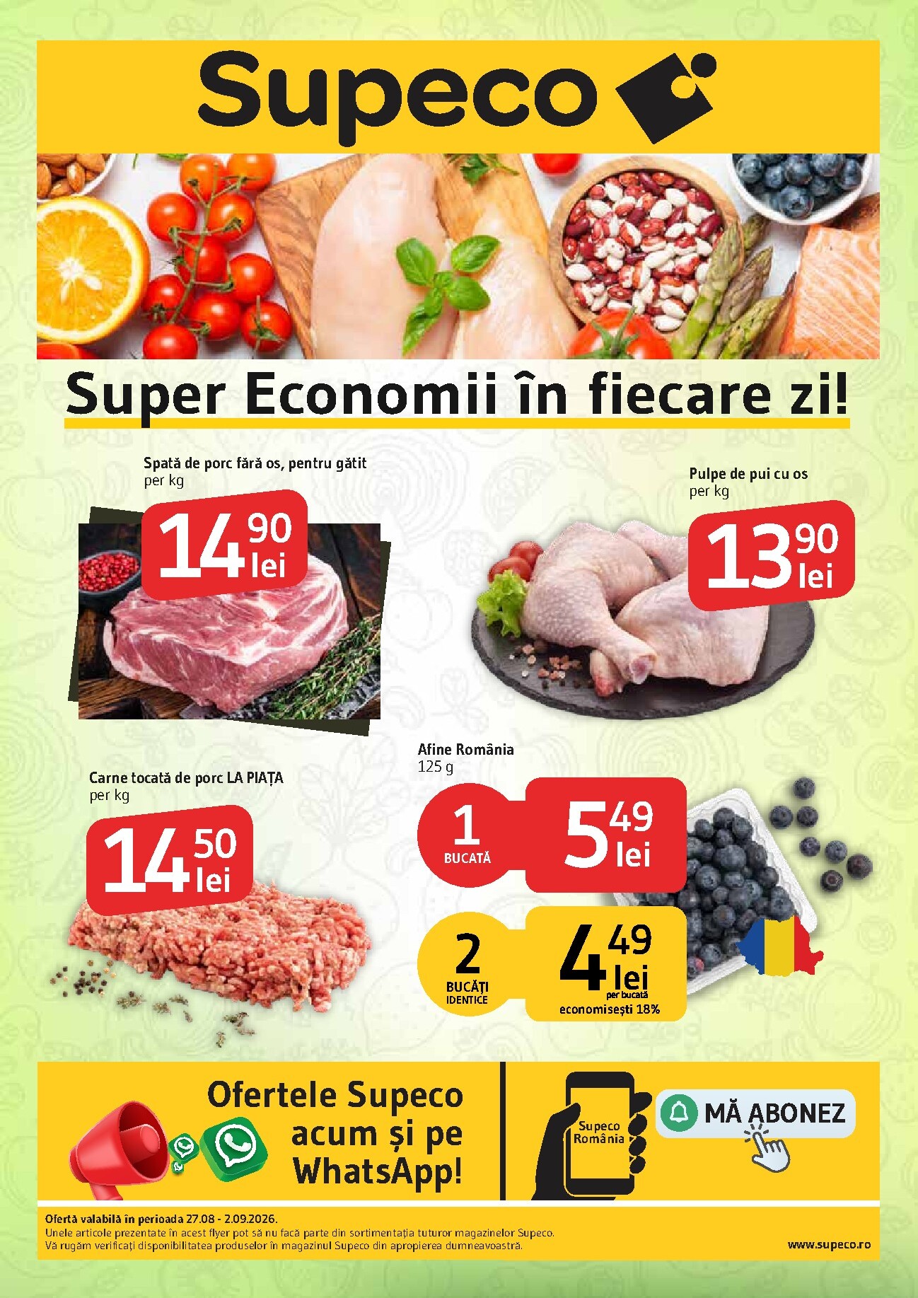 Pliantele viitoare Supeco - Catalog PF valabil de la joi 27.08.2026 până la miercuri 02.09.2026
