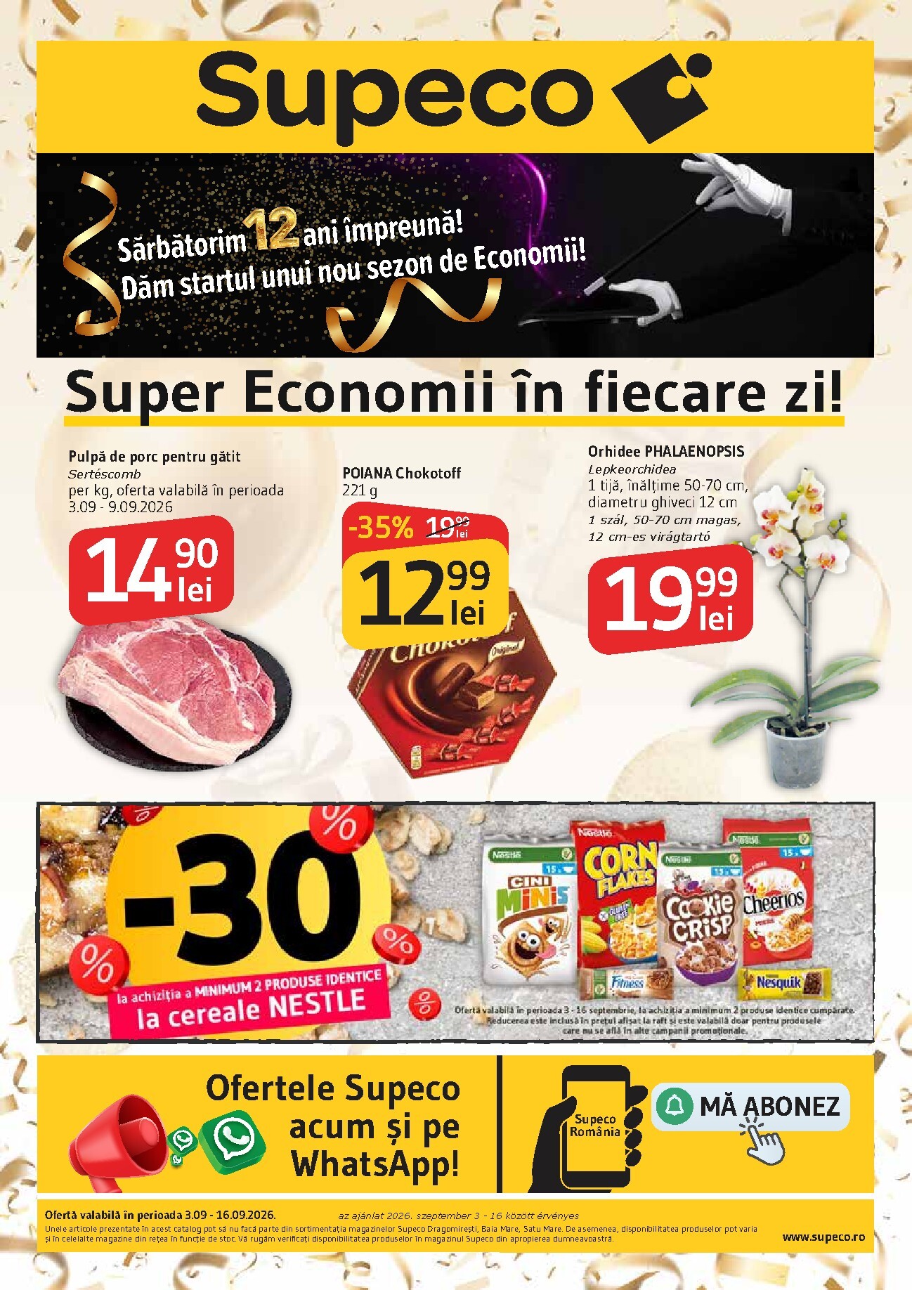 Pliantele viitoare Supeco - Bilingv valabil de la joi 03.09.2026 până la miercuri 16.09.2026