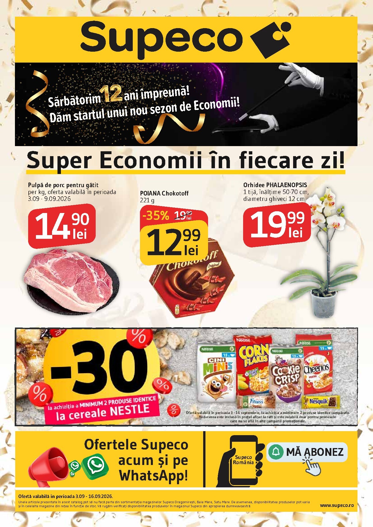 Pliantele viitoare Supeco valabil de la joi 03.09.2026 până la miercuri 16.09.2026