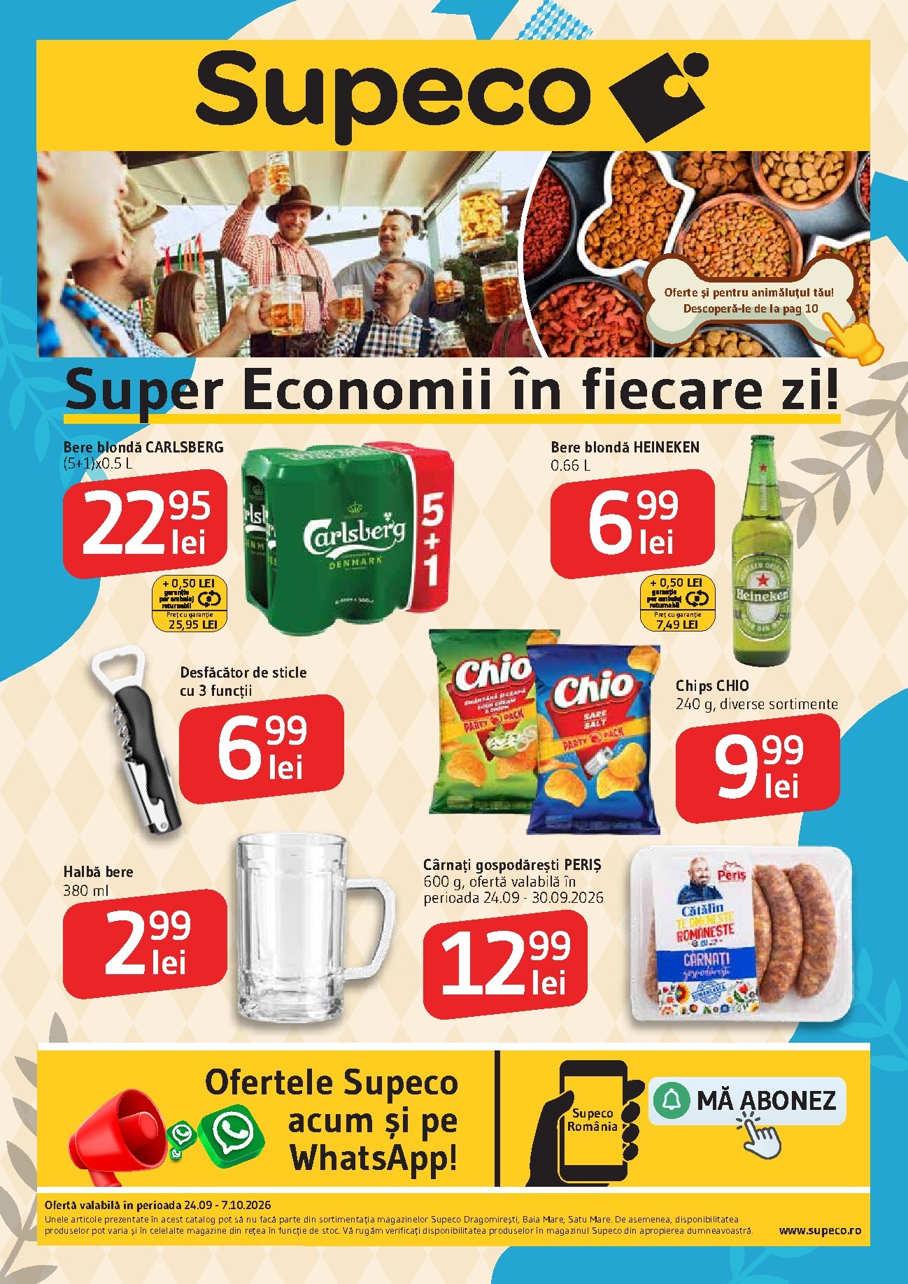 Pliantele viitoare Supeco valabil de la joi 24.09.2026 până la miercuri 07.10.2026