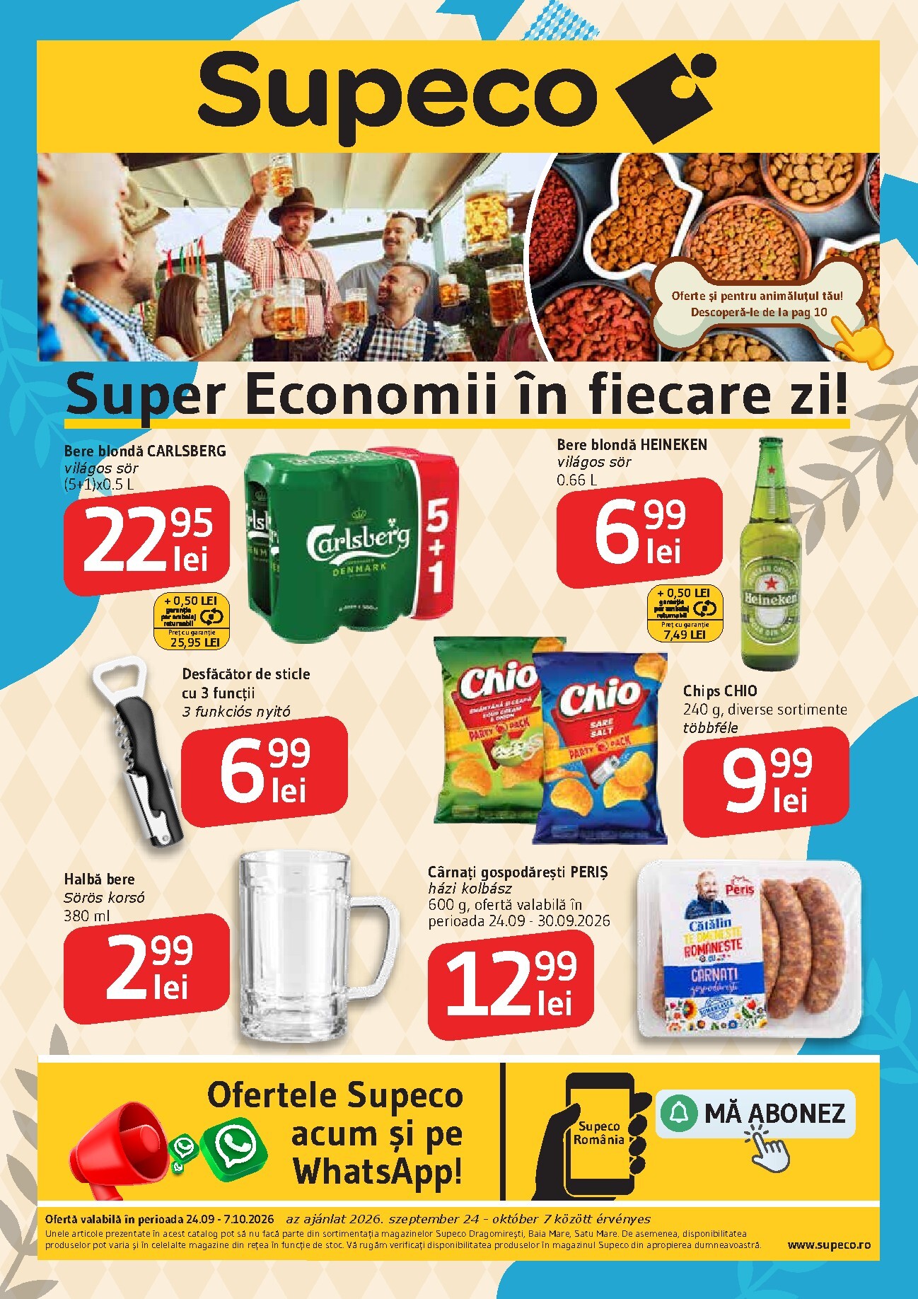 Pliantele viitoare Supeco - Bilingv valabil de la joi 24.09.2026 până la miercuri 07.10.2026