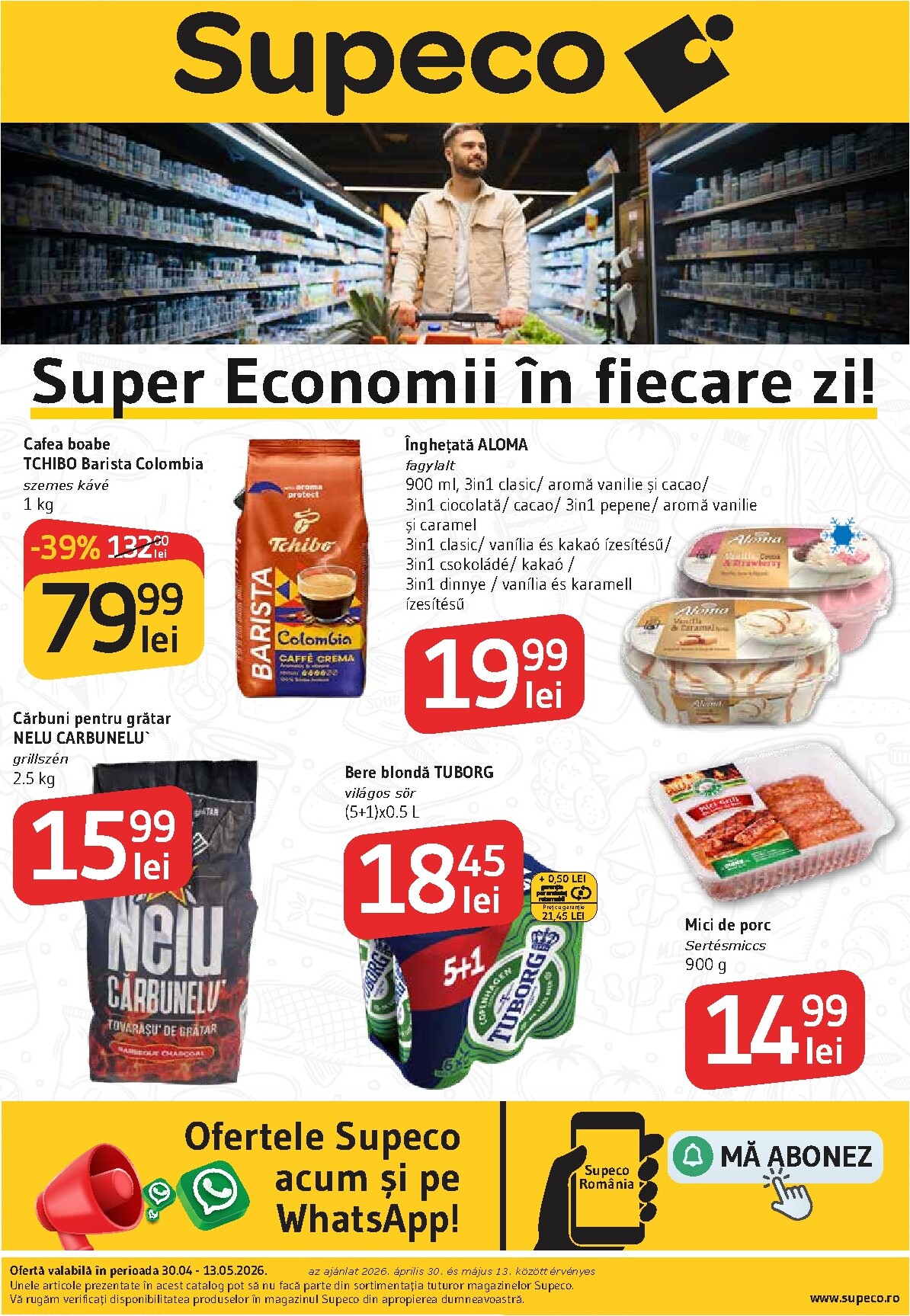 Pliantele viitoare Supeco - Bilingv valabil de la joi 30.04.2026 până la miercuri 13.05.2026