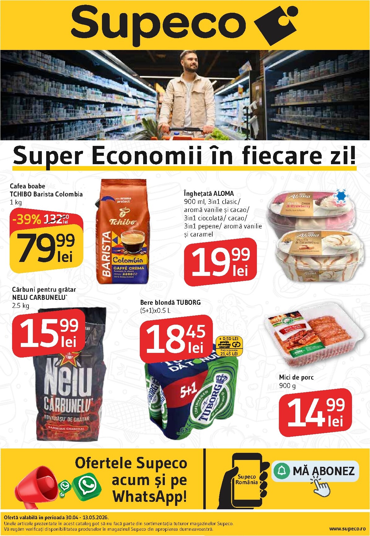 Pliantele viitoare Supeco valabil de la joi 30.04.2026 până la miercuri 13.05.2026