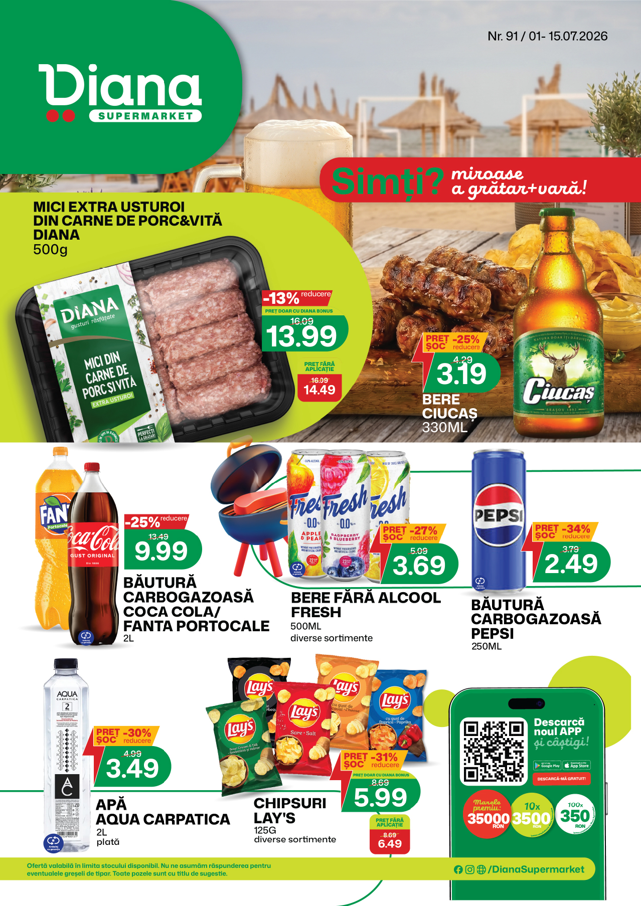 Brosura Diana - Magazine valabilă de la miercuri 01.07.2026 până la miercuri 15.07.2026