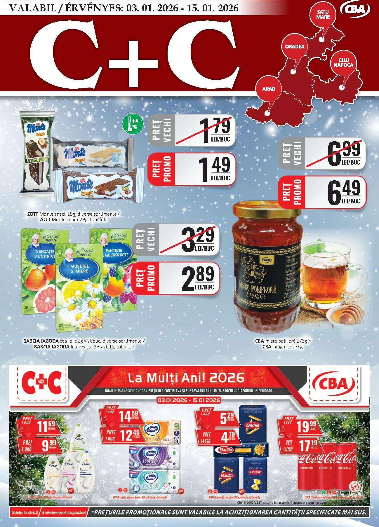 Catalog CBA online – oferte valabile din 03.01.