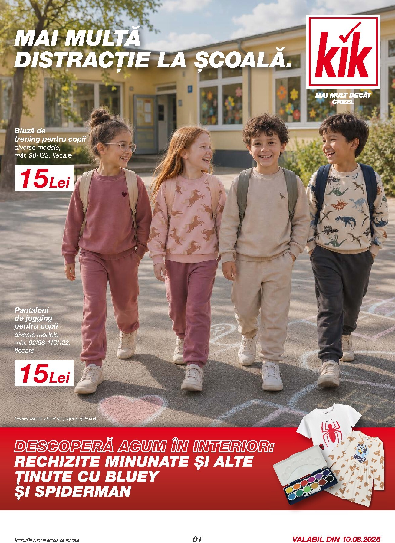 Brosura KiK valabilă de la luni 10.08.2026 până la duminică 06.09.2026