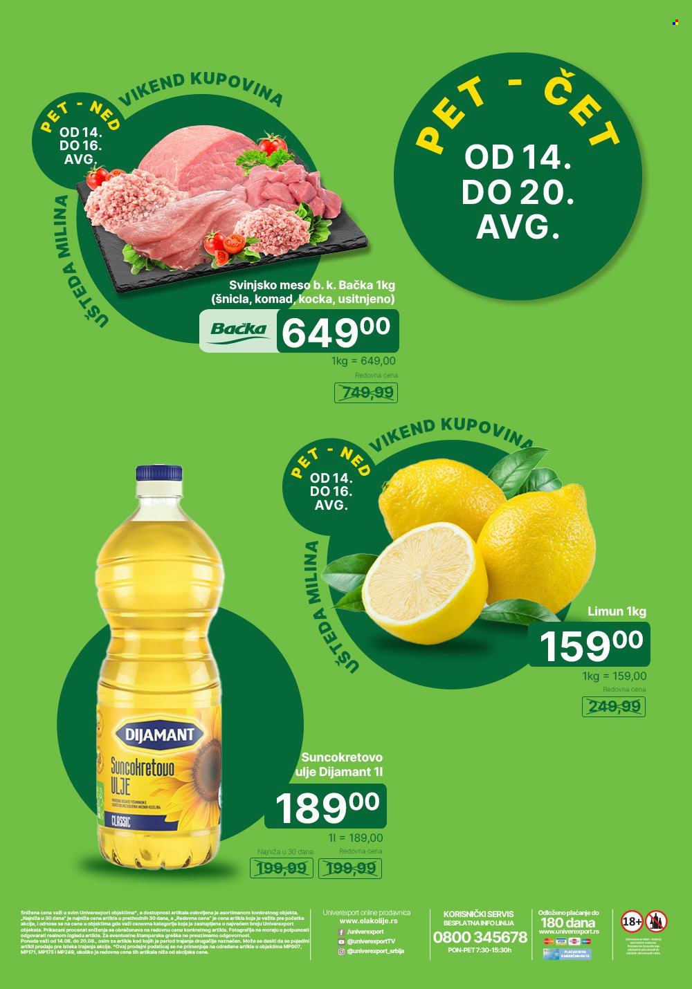 Univerexport katalog - 14.08.-20.08.2026