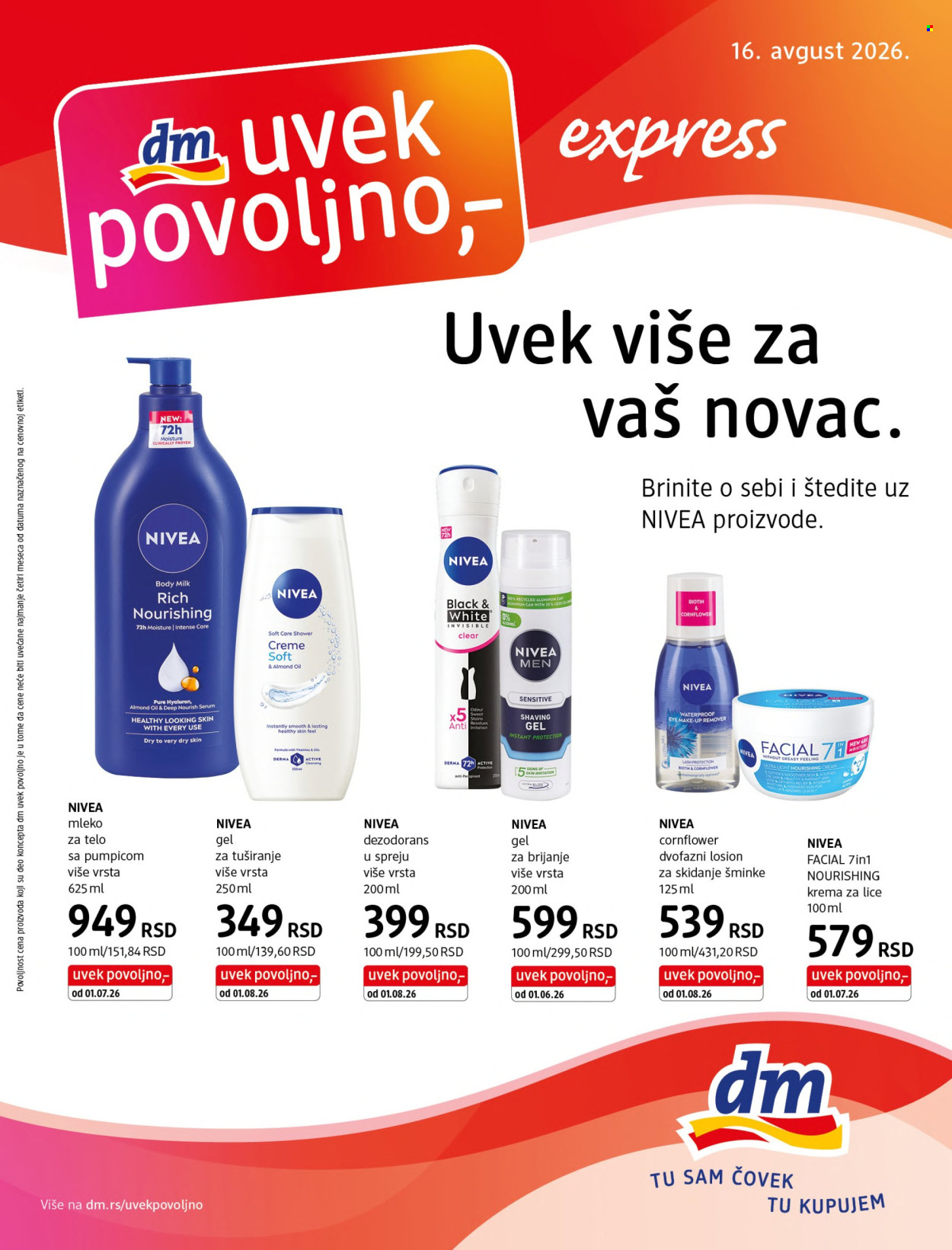 dm drogerie katalog septembar 2026
