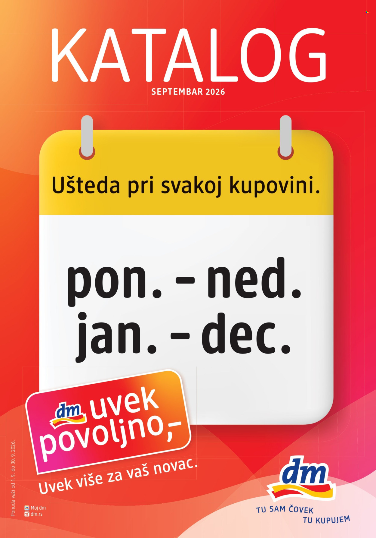 dm drogerie katalog - 01.09.-30.09.2026