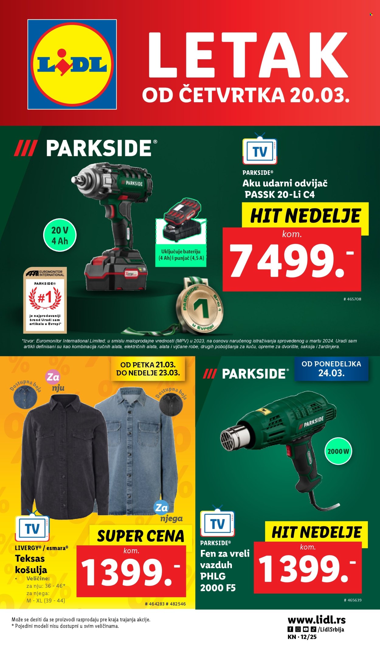 Lidl katalog - 20.03.-26.03.2025