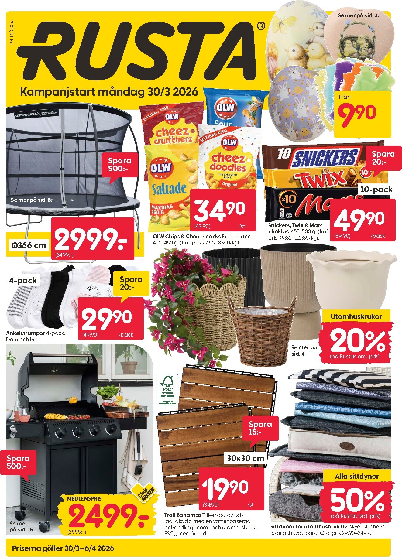 Rusta-reklambladet giltigt från 30/03/2026 - 06/04/2026