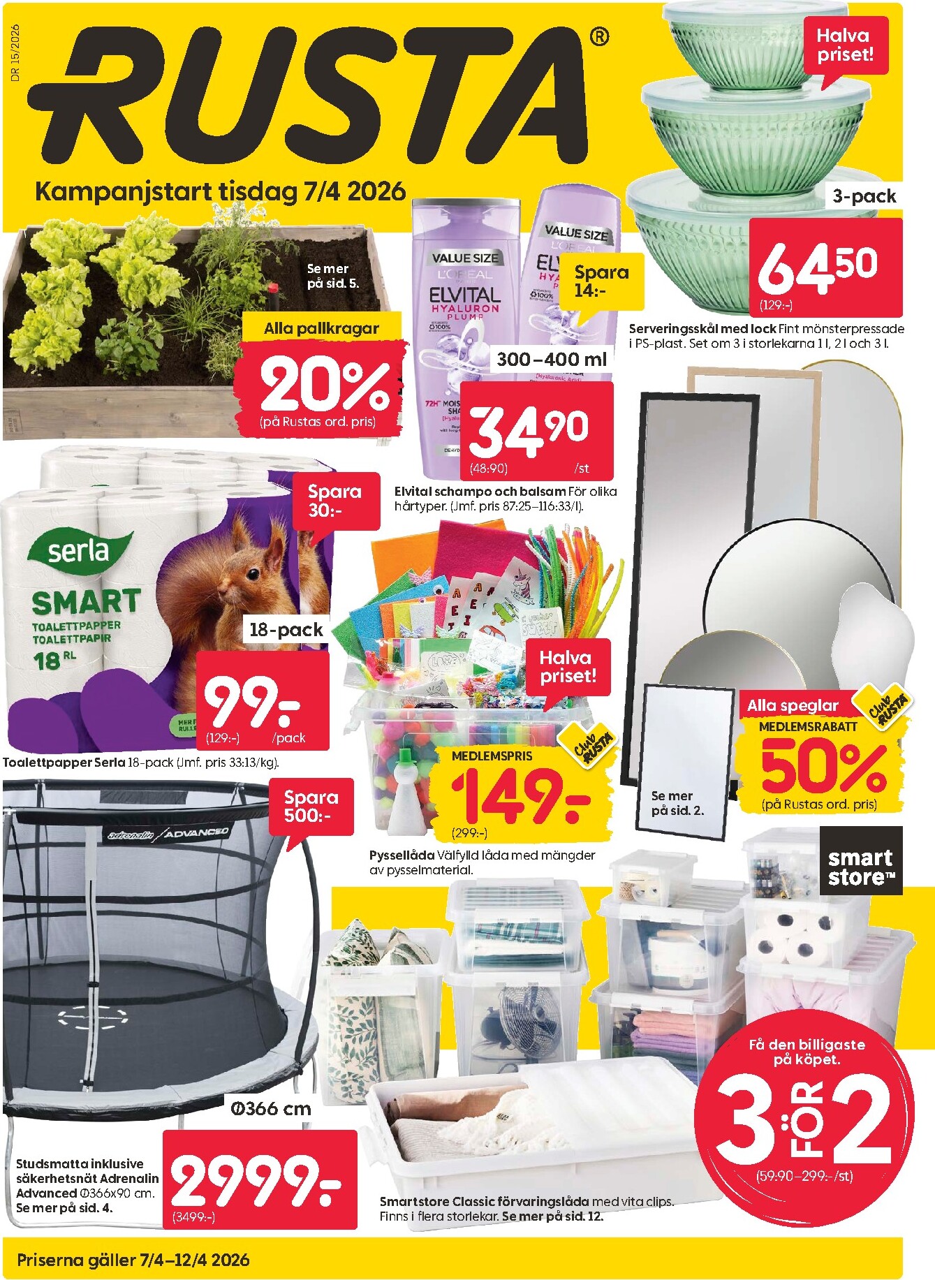 Rusta-reklambladet giltigt från 07/04/2026 - 12/04/2026