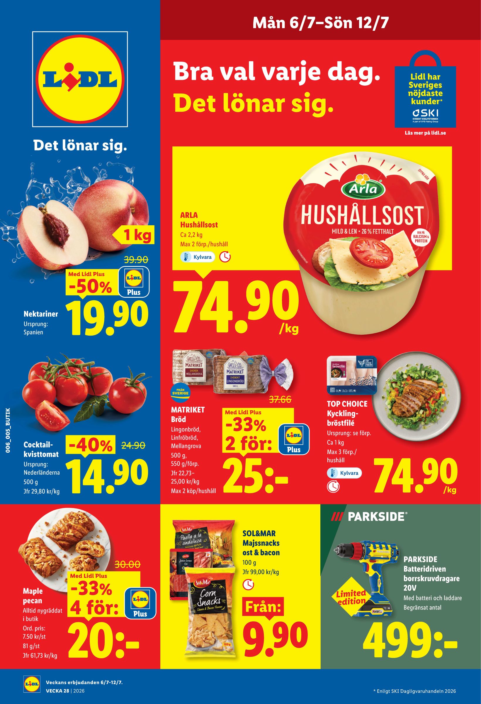 Nytt Lidl reklamblad från måndag, 06/07/2026 till söndag, 12/07/2026