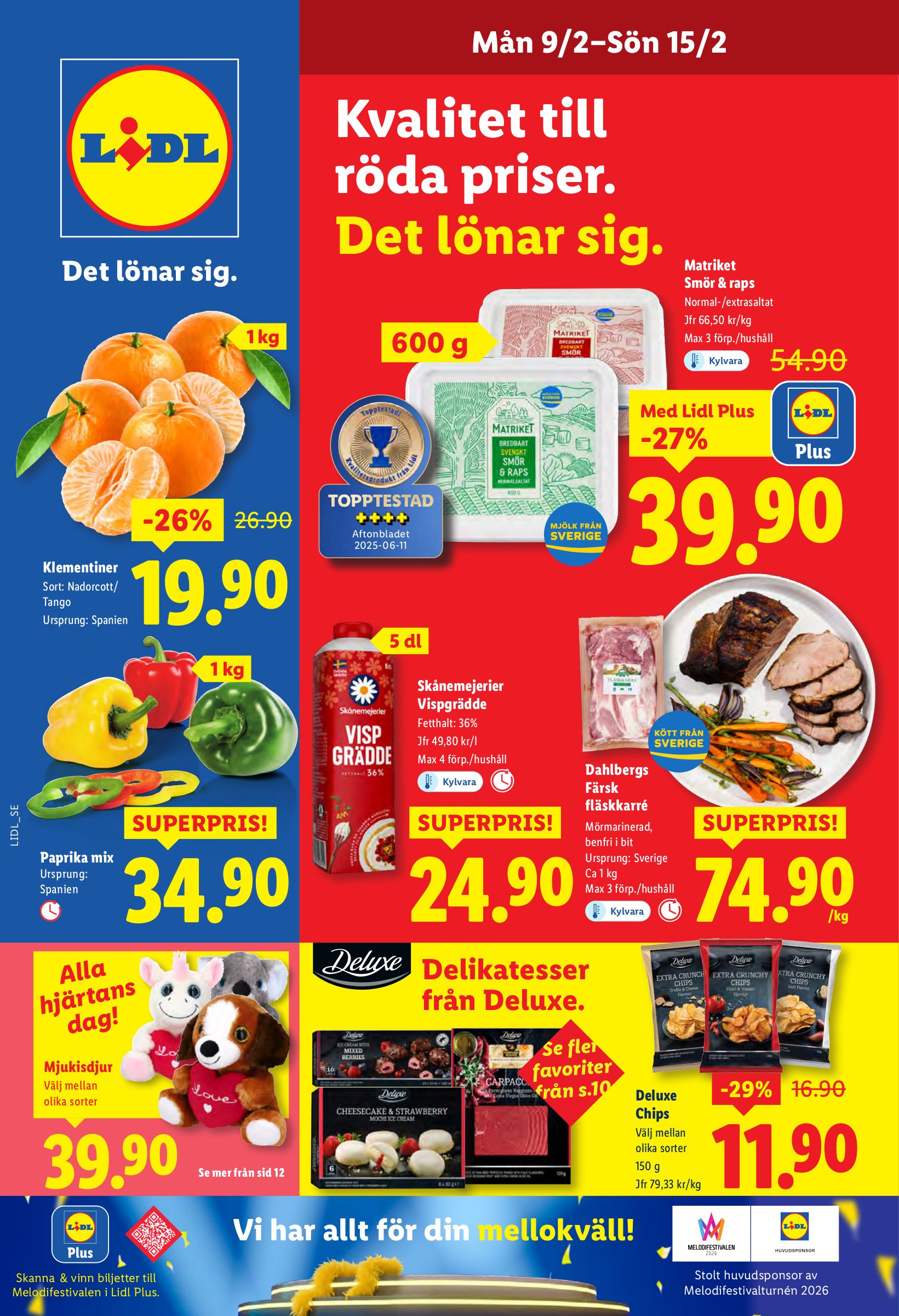 Lidl-reklambladet giltigt från 09/02/2026 - 15/02/2026