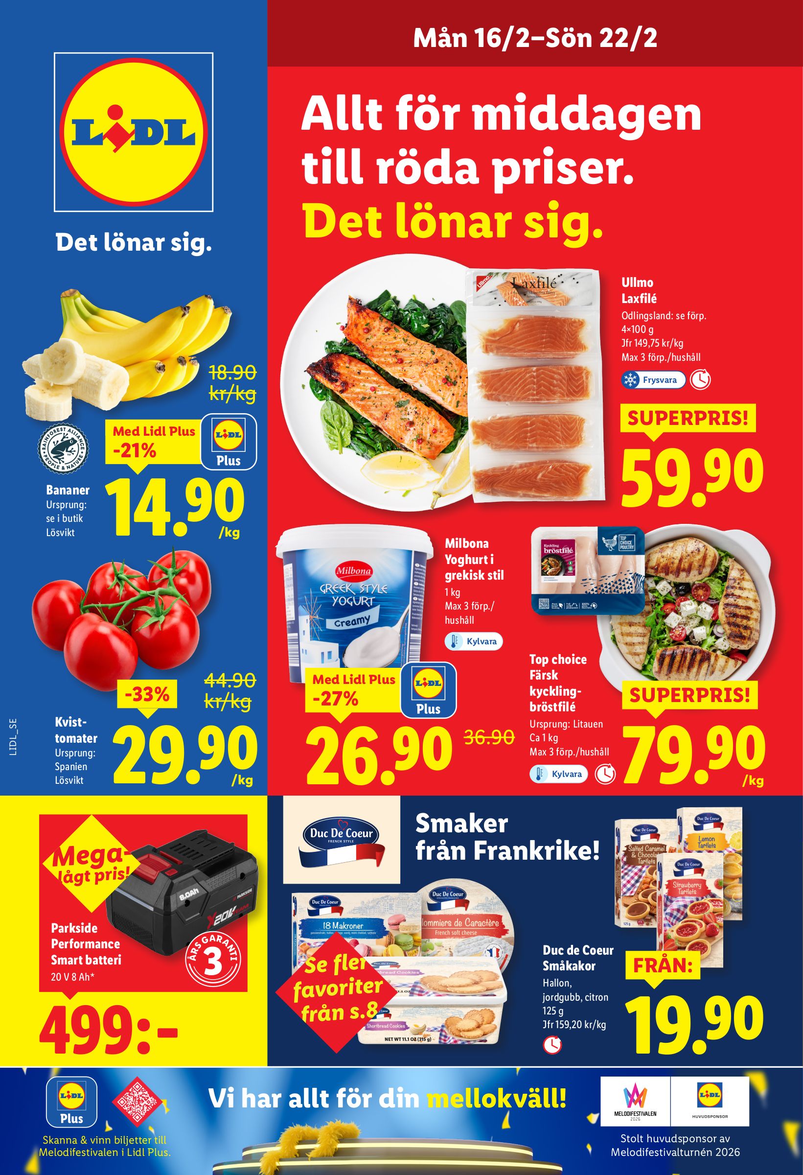 Lidl-reklambladet giltigt från 16/02/2026 - 22/02/2026