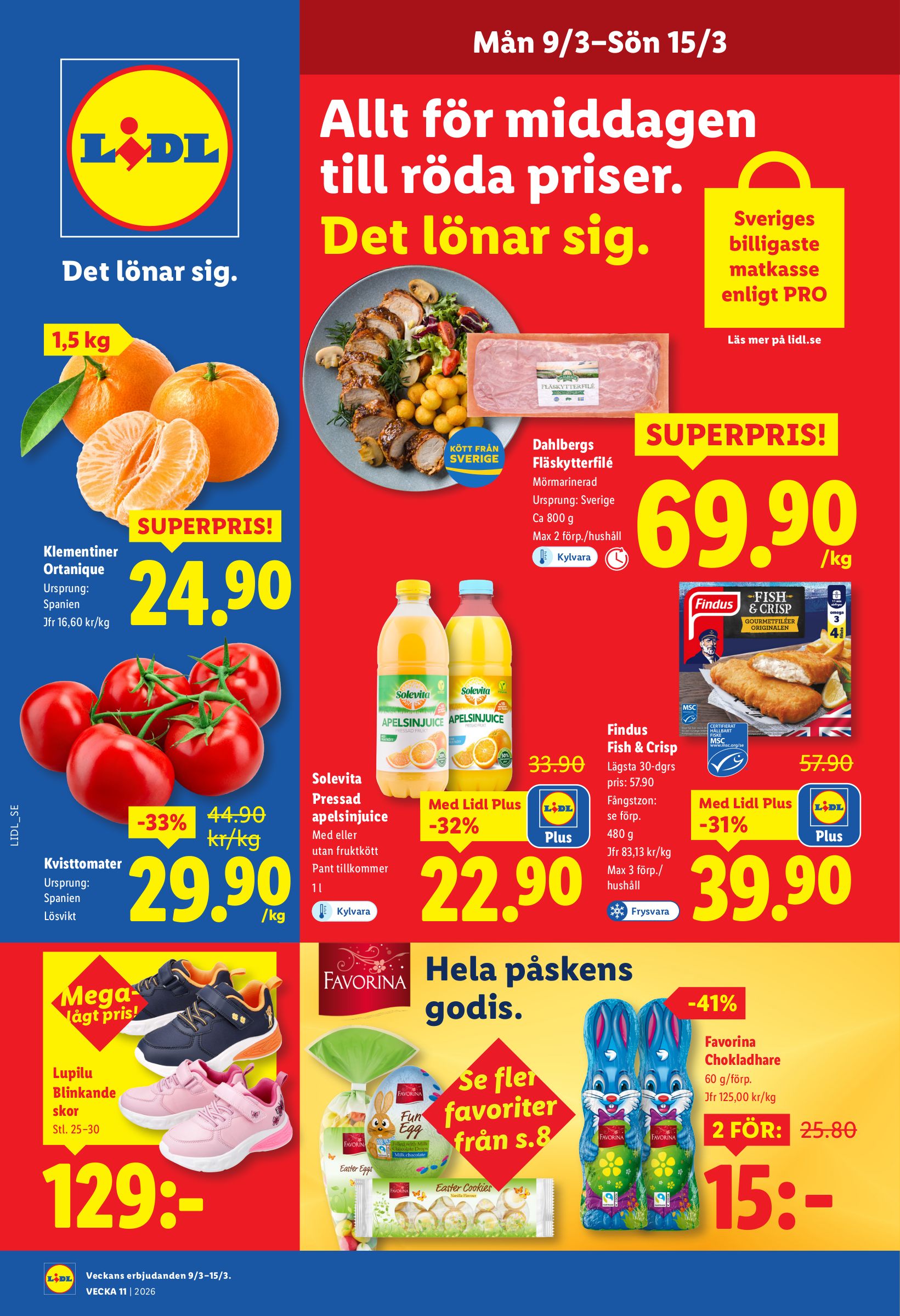 Lidl-reklambladet giltigt från 09/03/2026 - 15/03/2026