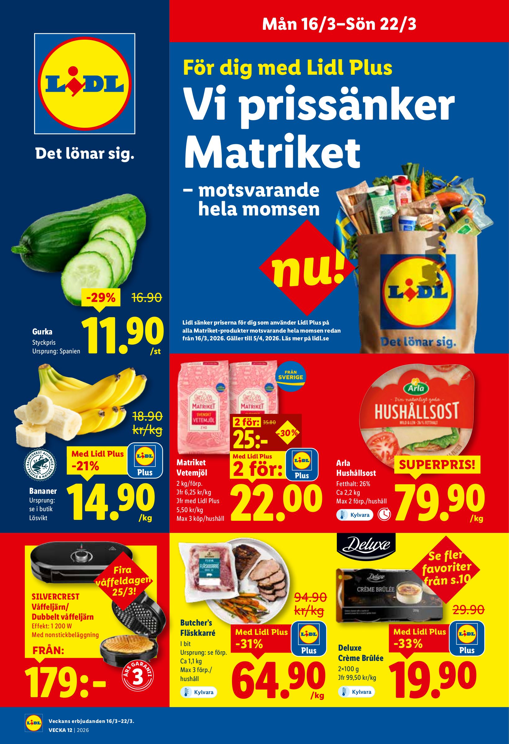Lidl-reklambladet giltigt från 16/03/2026 - 22/03/2026