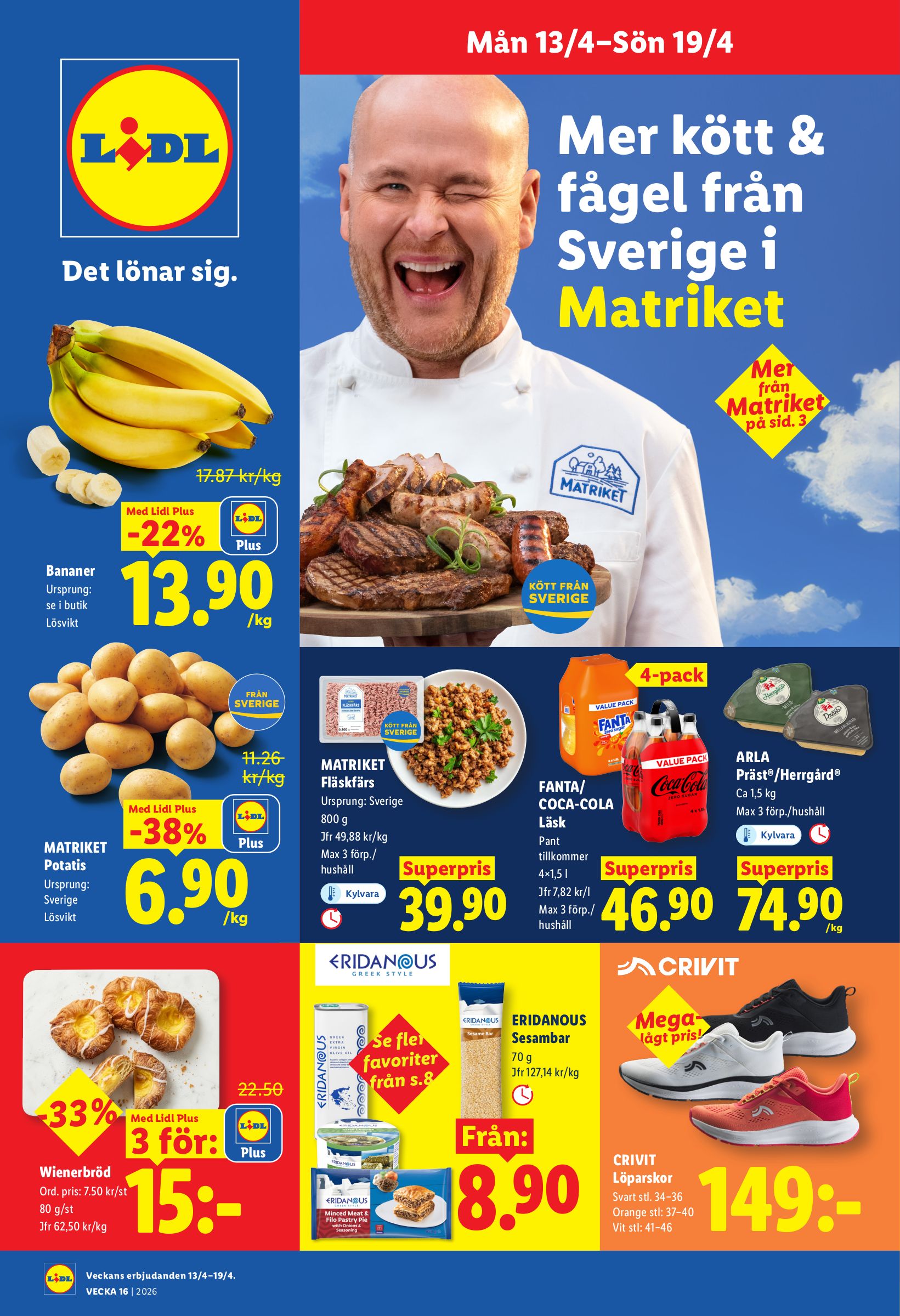 Lidl-reklambladet giltigt från 13/04/2026 - 19/04/2026